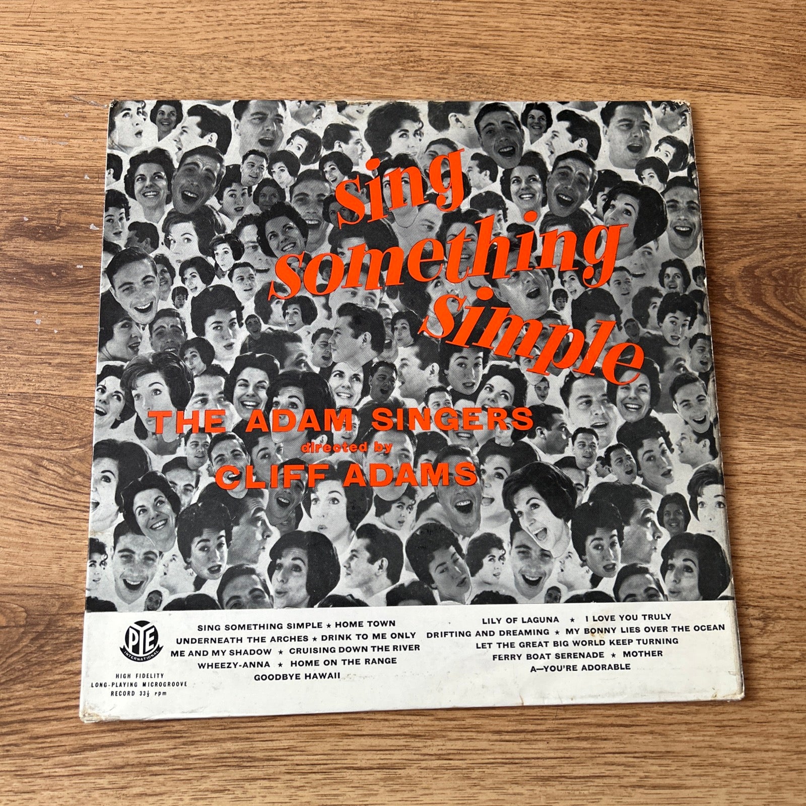 The Cliff Adams Singers – Sing Something Simple – Vinyl LP
